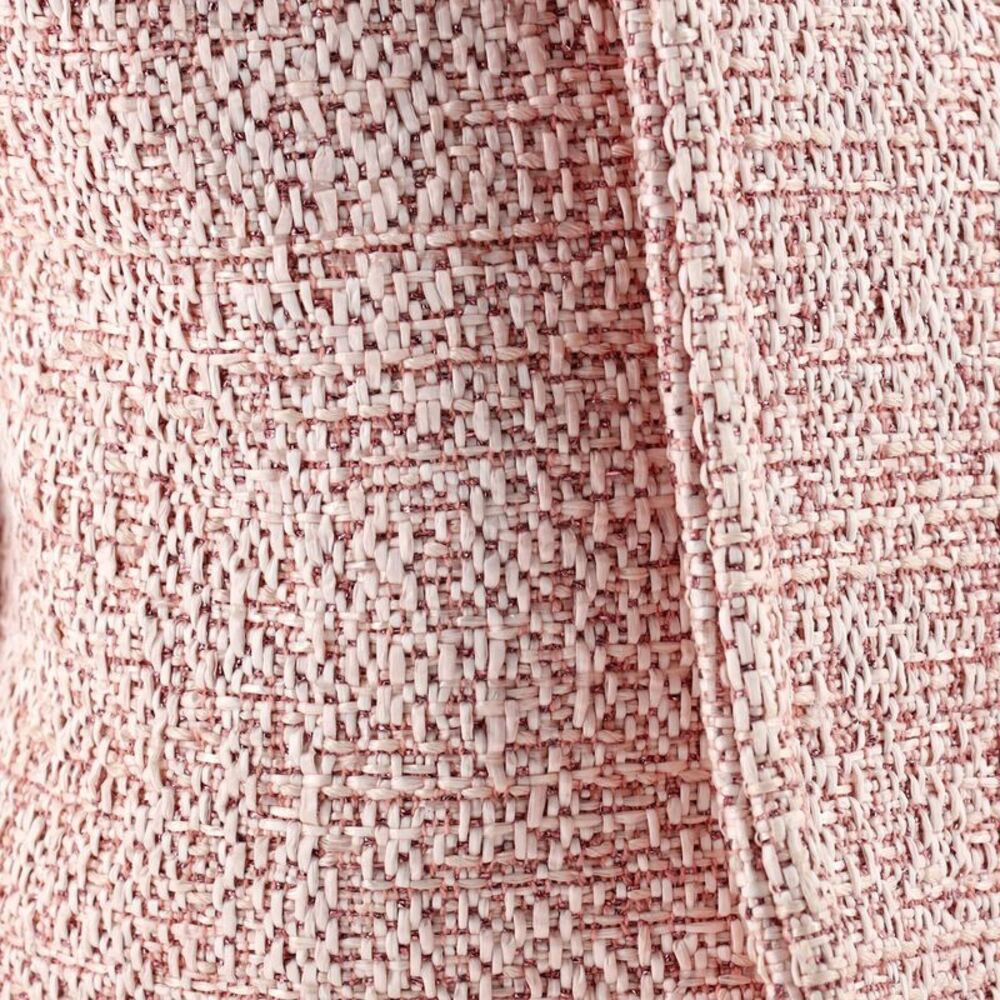 Chanel Deauville Tote Raffia with Glitter Detail Small Pink - Picture 7 of 8